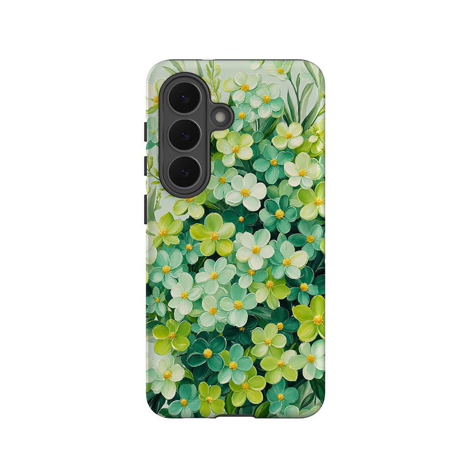 Samsung Tough Case - Sage Wildflower Floral