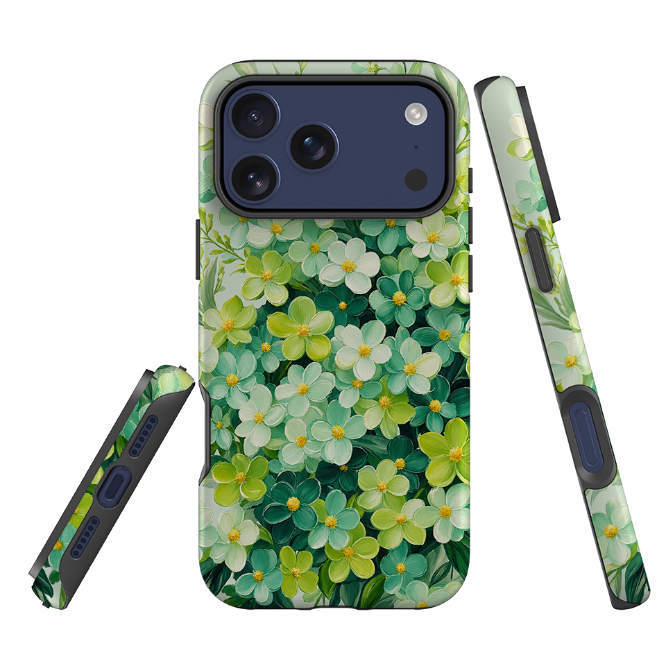 iPhone Tough Case - Sage Wildflower Floral