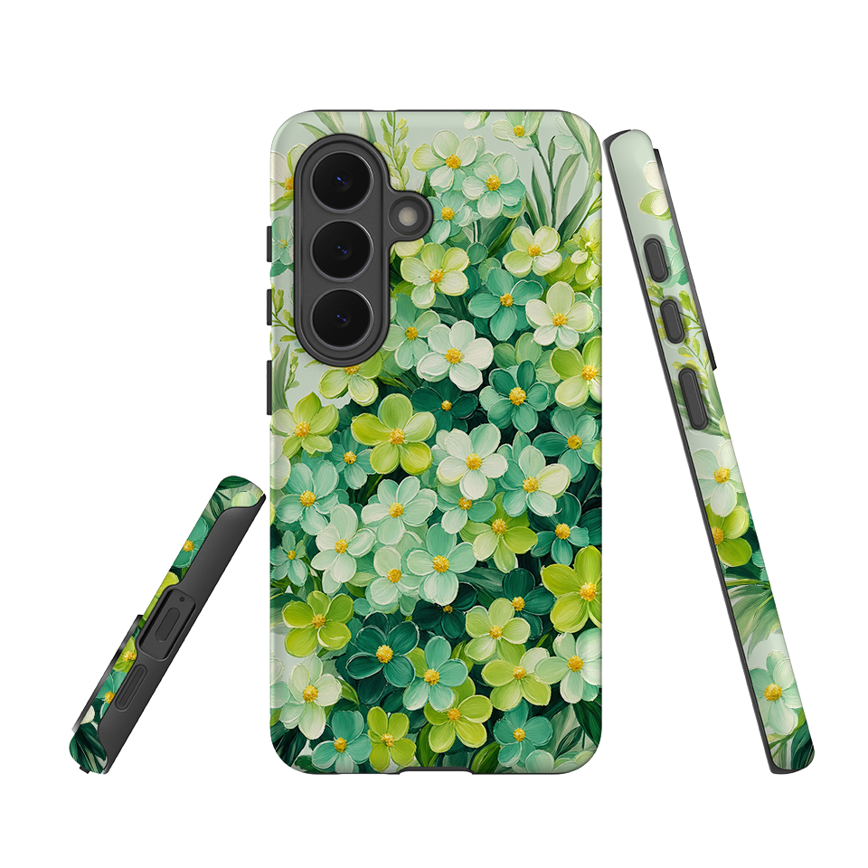 Samsung Tough Case - Sage Wildflower Floral