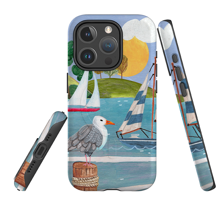 iPhone MagSafe Tough Case -  Sailing By Caroline Bonne Muller