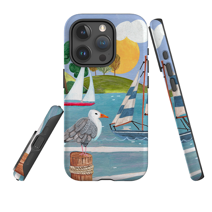iPhone Tough Case - Sailing By Caroline Bonne Muller