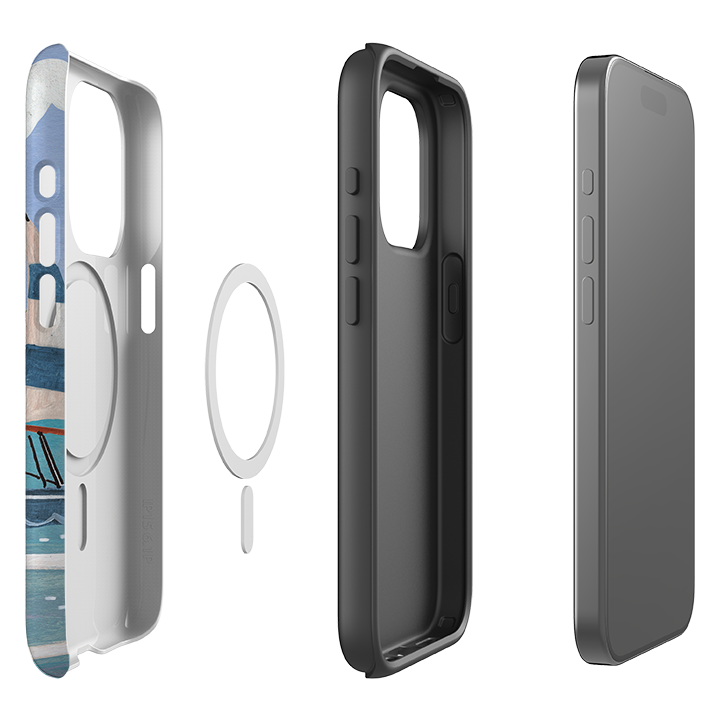 iPhone MagSafe Tough Case -  Sailing By Caroline Bonne Muller