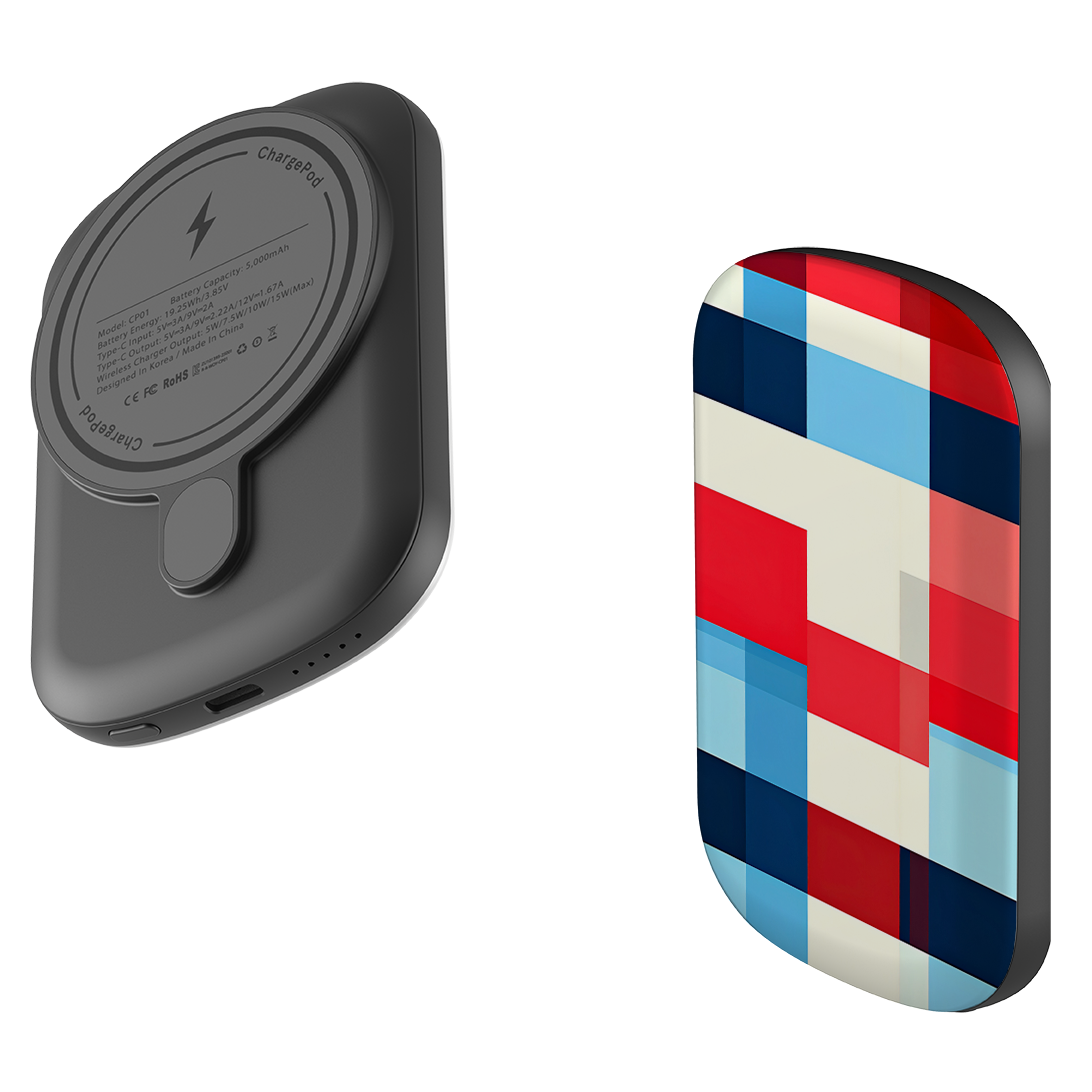 MagSafe Power Bank - San Jose Gingham