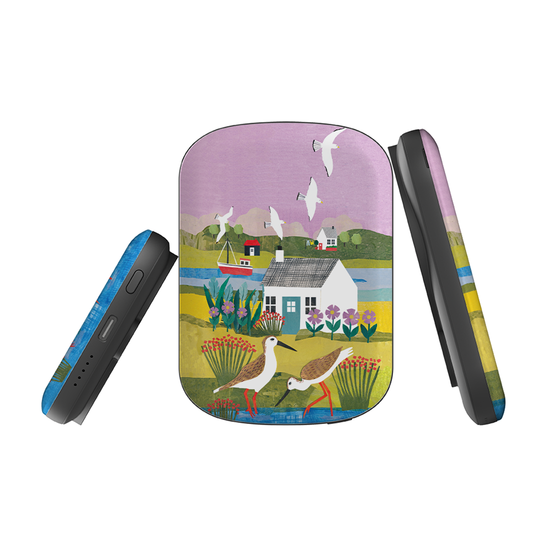 MagSafe Power Bank - Sandpiper By Tracey English