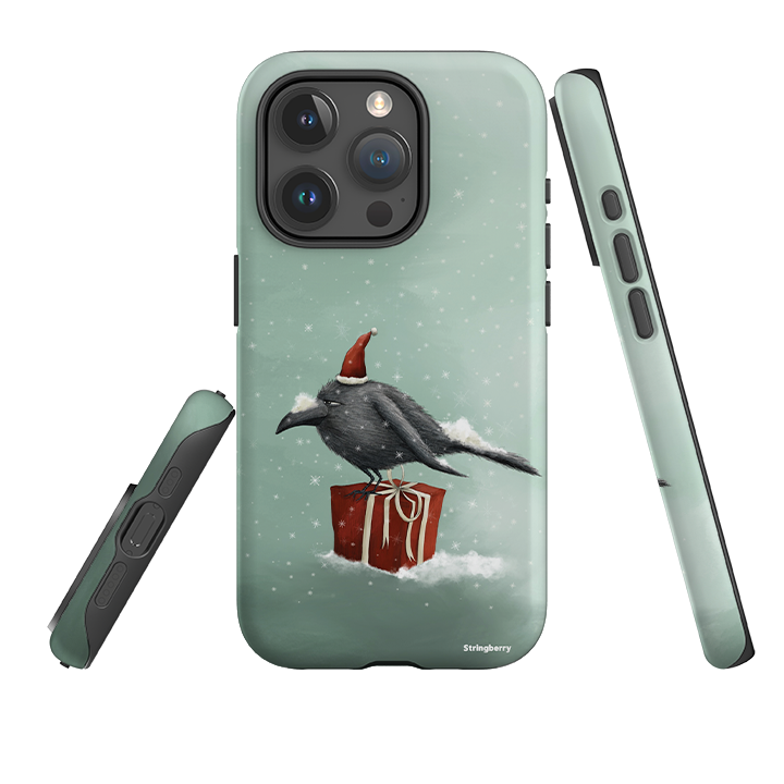 iPhone Tough Case - Santa Crow By Maja Lindberg