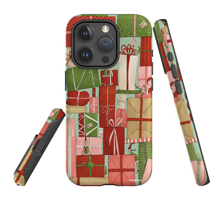 iPhone Tough Case - Santas Helpers II By Maja Lindberg