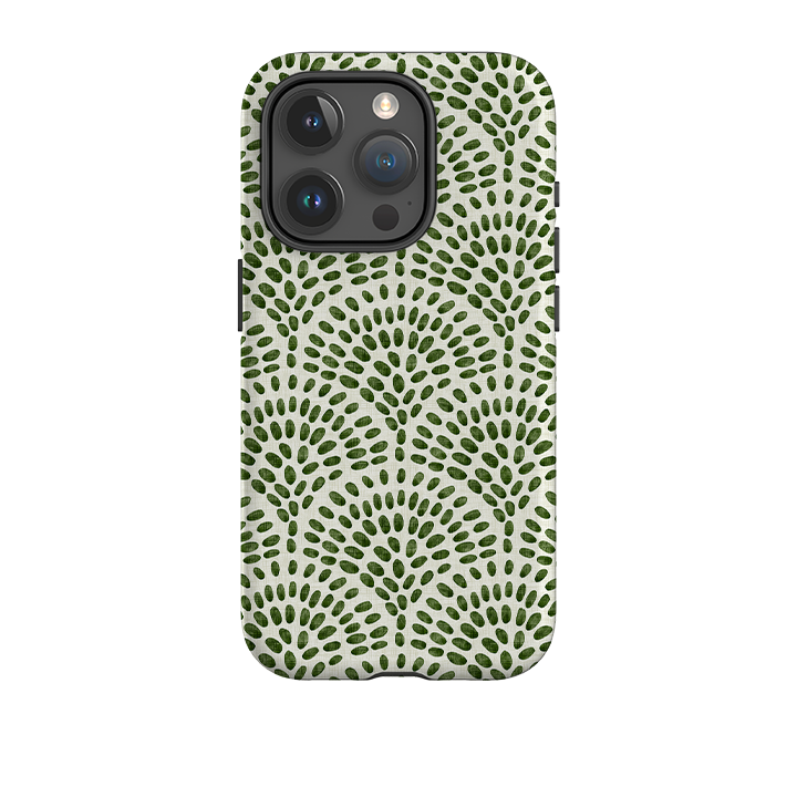 iPhone Tough Case - Scallop - Green By Katherine Quinn