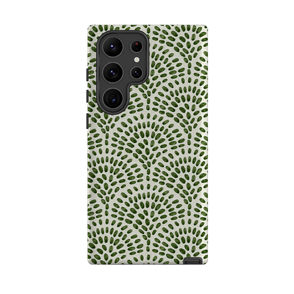 Samsung Tough  Case - Scallop - Green By Katherine Quinn