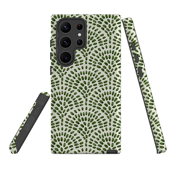 Samsung Tough  Case - Scallop - Green By Katherine Quinn