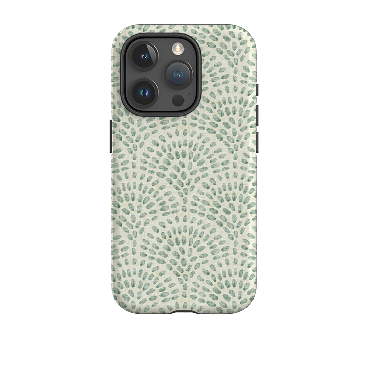 iPhone Tough Case - Scallop - Sage By Katherine Quinn