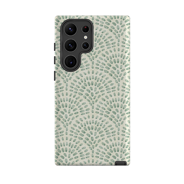 Samsung Tough  Case - Scallop - Sage By Katherine Quinn
