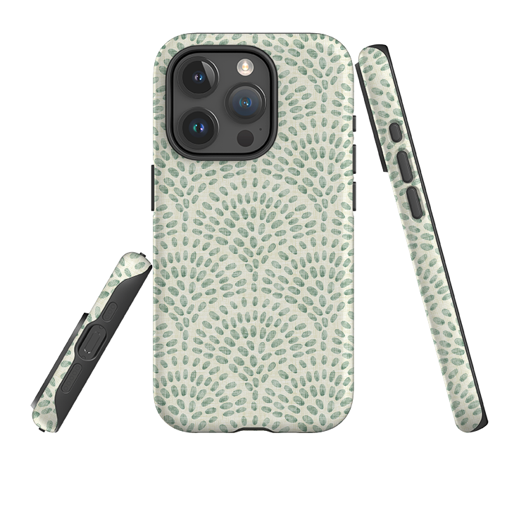 iPhone Tough Case - Scallop - Sage By Katherine Quinn
