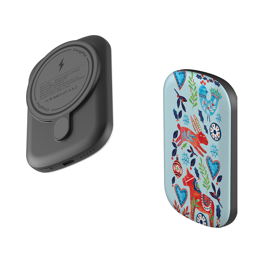 MagSafe Power Bank - Scandi Holidays By Tracey English