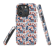 iPhone MagSafe Tough Case - Scandi Animals By Tracey English