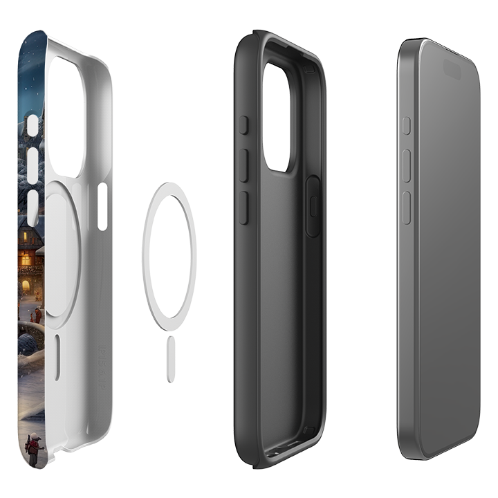 iPhone MagSafe Tough Case - Scandinavian Winter Night