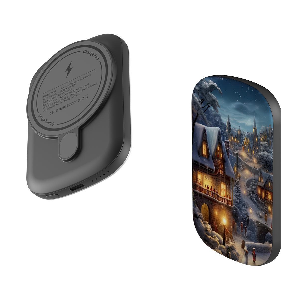 MagSafe Power Bank - Scandinavian Winter Night