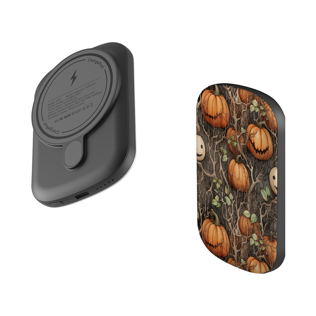 MagSafe Power Bank - Scary Pumpkins