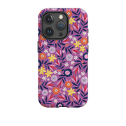 iPhone Tough Case - Scattered Flowers I By Ali Brookes