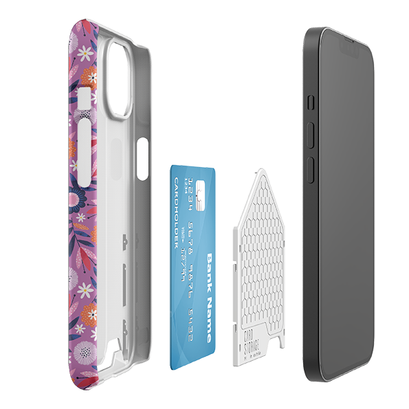 Scattered Flowers I By Ali Brookes Case and Card Case
