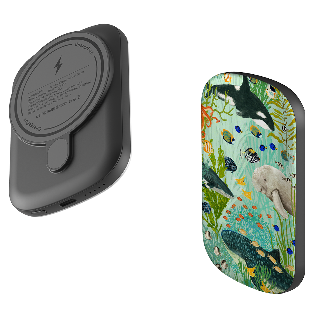 MagSafe Power Bank - Sea Life By Katherine Quinn