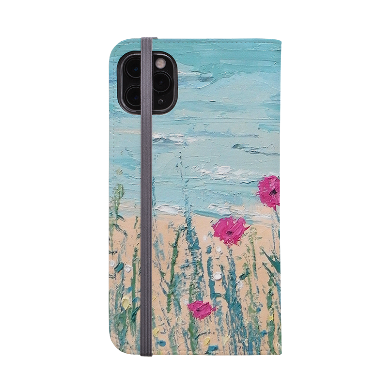 Seascape Wallet Case By Mary Stubberfield