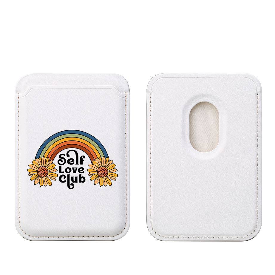 Self Love Club MagSafe Wallet- White