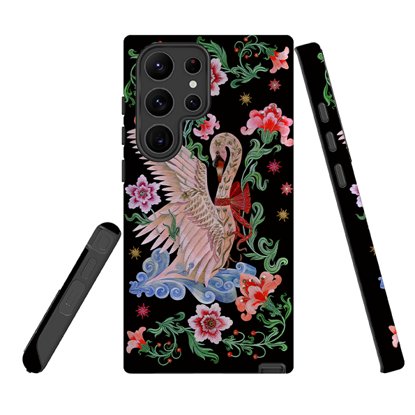 Samsung Tough  Case - Seven Swans A Swimming By Maria Matos