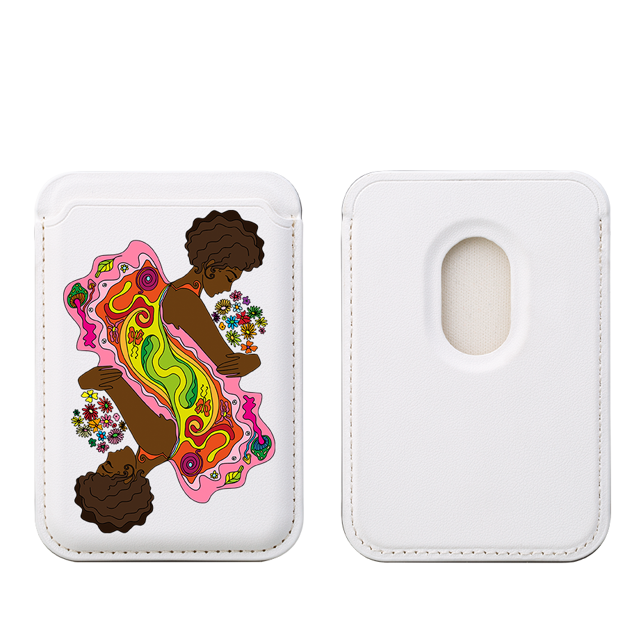 Sisters II MagSafe Wallet- White