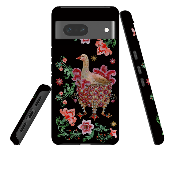 Google Tough  Case - Six Geese A Laying By Maria Matos