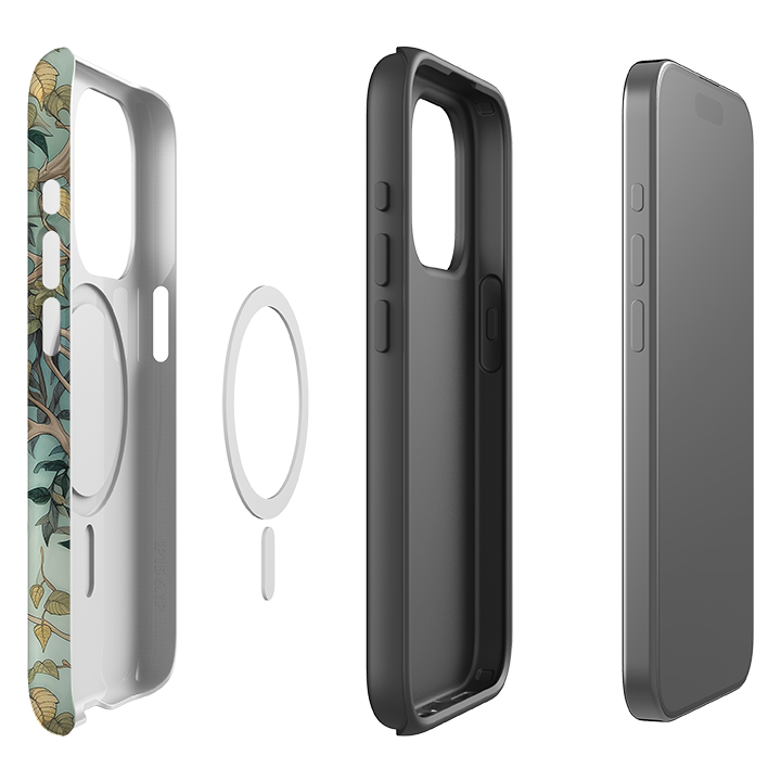 iPhone MagSafe Tough Case - Skeletal Floral