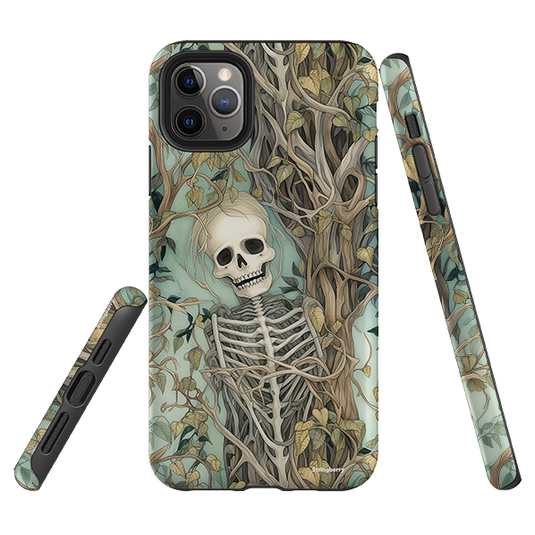 iPhone Tough Case - Skeletal Floral