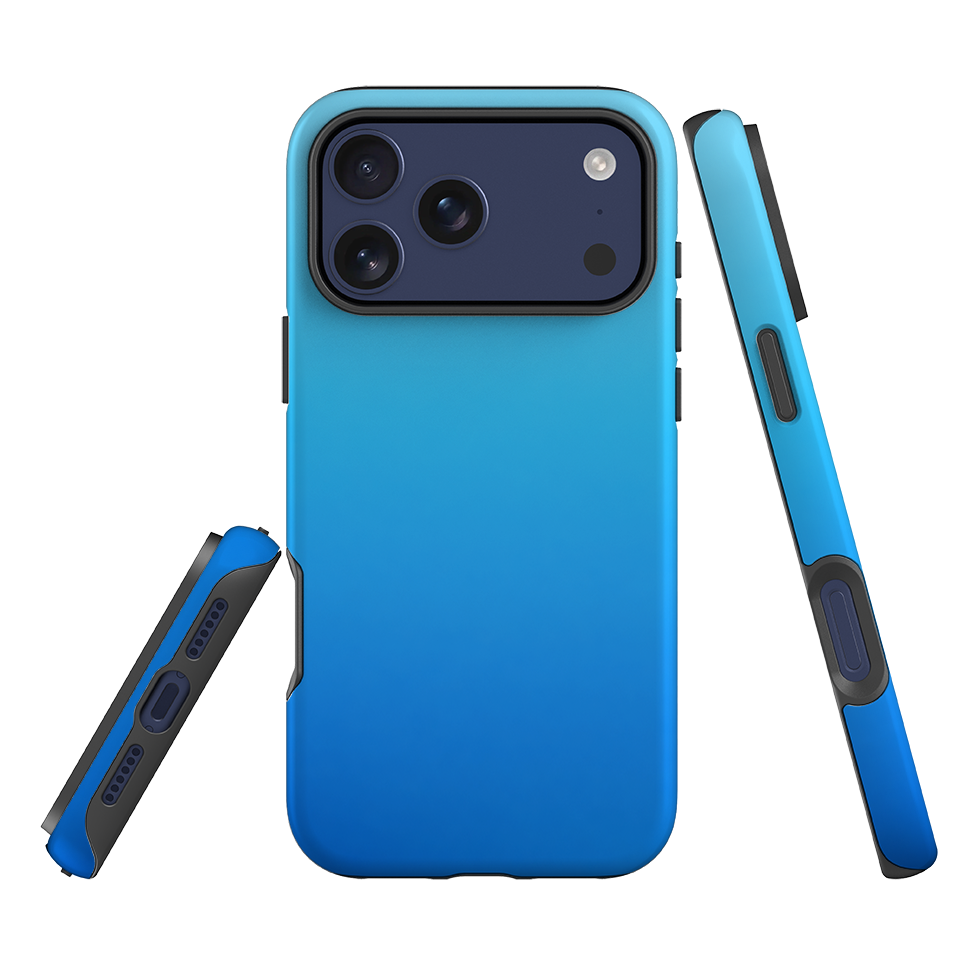 iPhone Tough Case - Sky Blue Ombre