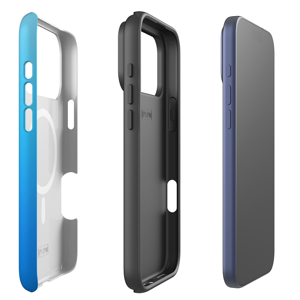 iPhone MagSafe Tough Case - Sky Blue Ombre