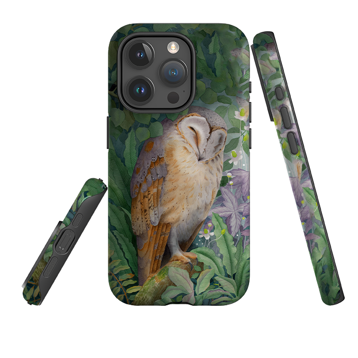 iPhone Tough Case - Sleepy Owl By Bex Parkin