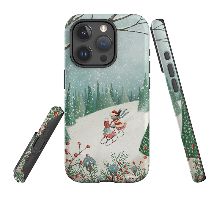 iPhone Tough Case - Sleigh Delivery By Maja Lindberg