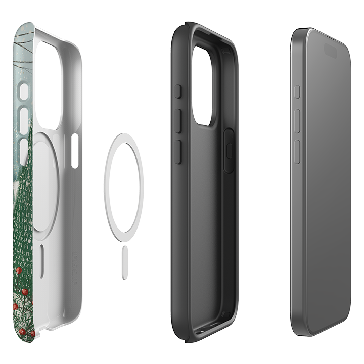 iPhone MagSafe Tough Case - Sleigh Delivery By Maja Lindberg