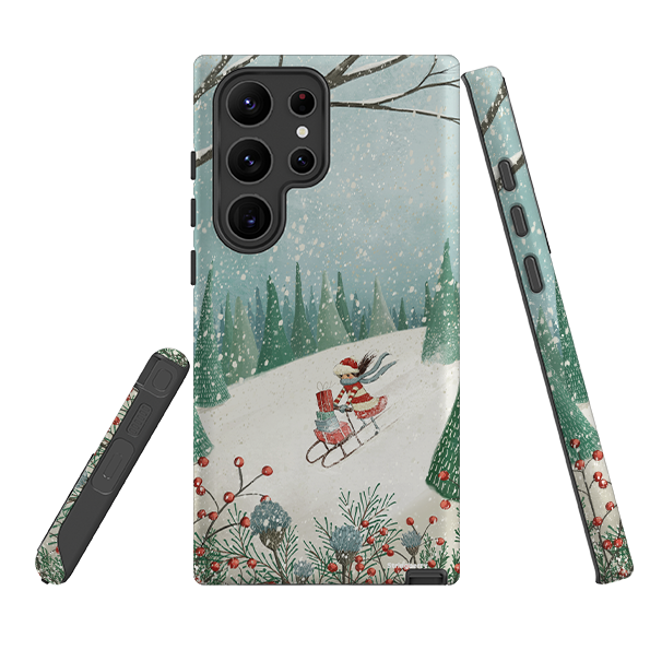 Samsung Tough Case - Sleigh Delivery By Maja Lindberg