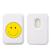 Smile MagSafe Wallet- White