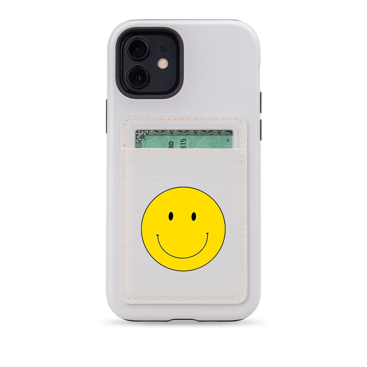Smile MagSafe Wallet- White