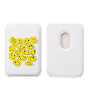 Smileys MagSafe Wallet- White