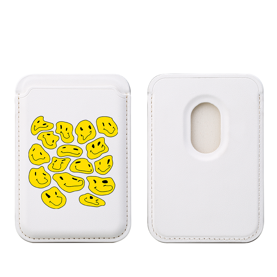 Smileys MagSafe Wallet- White