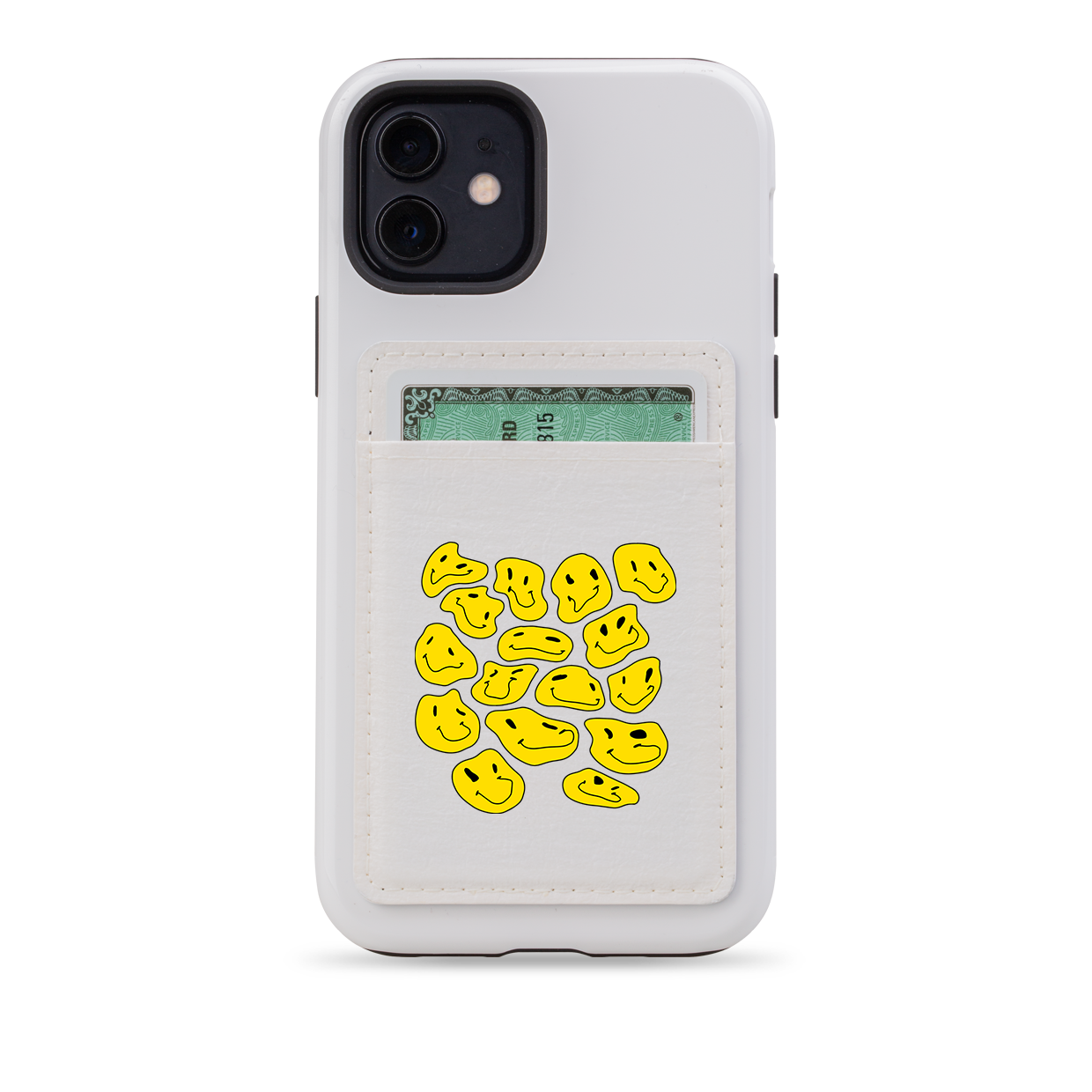Smileys MagSafe Wallet- White