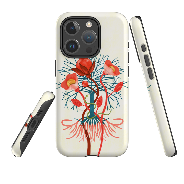 iPhone MagSafe Tough Case -  Snake Tree By Nina Pace