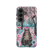 Samsung Tough Case - Snow Tabby By Mary Stubberfield