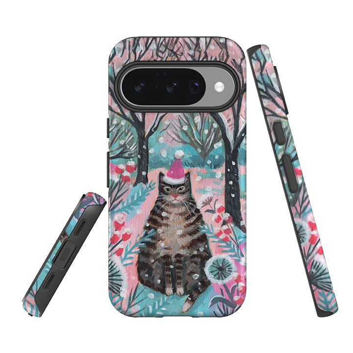 Google Tough Case - Snow Tabby By Mary Stubberfield