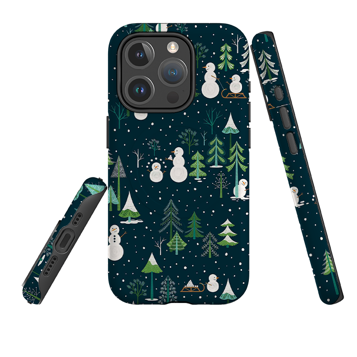 iPhone MagSafe Tough Case -  Snowman Playground By Jenny Zemanek