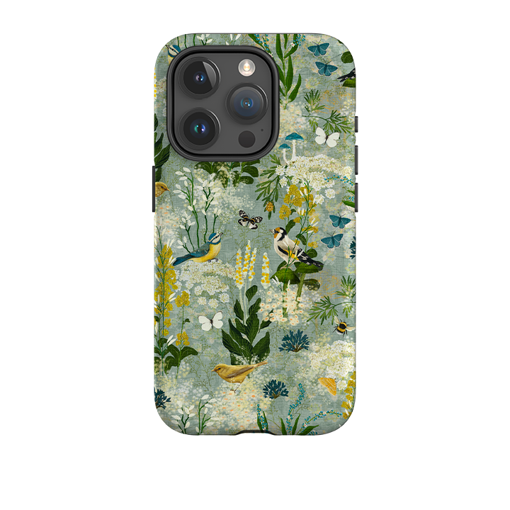 iPhone Tough Case - Song Bird Garden By Katherine Quinn