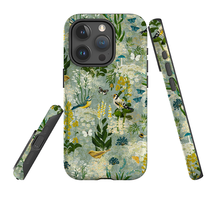 iPhone Tough Case - Song Bird Garden By Katherine Quinn