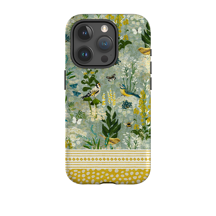 iPhone Tough Case - Song Bird Garden 2 By Katherine Quinn