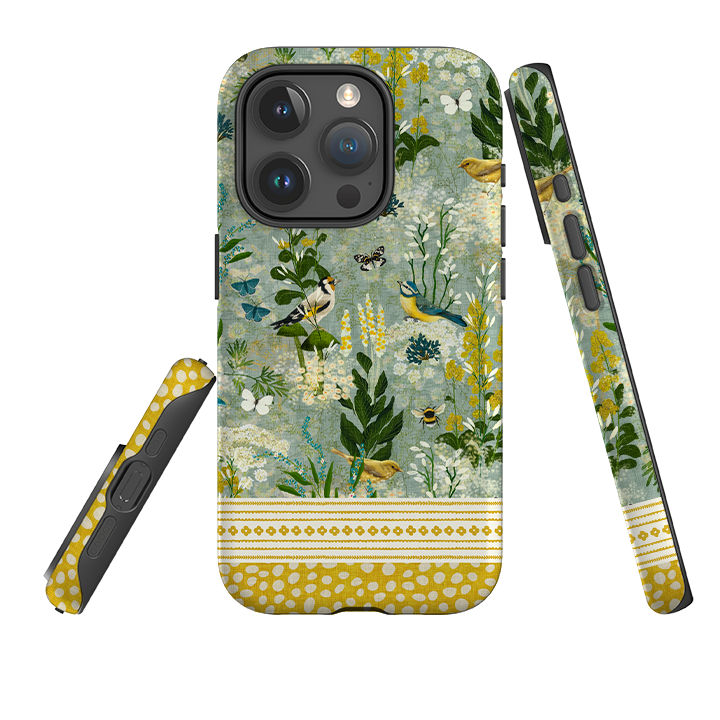 iPhone Tough Case - Song Bird Garden 2 By Katherine Quinn